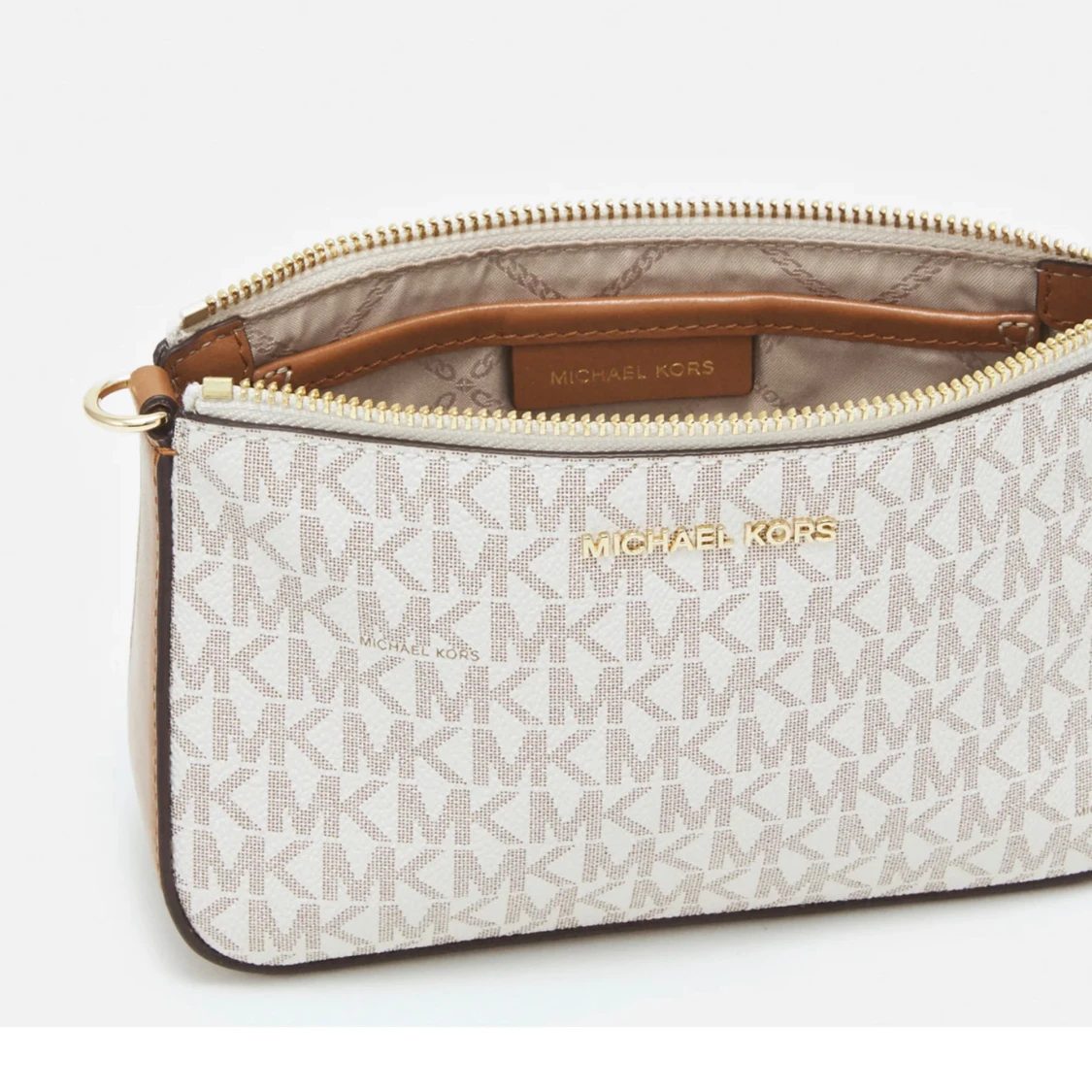 Beige/vit väska från Michael Kors - 2