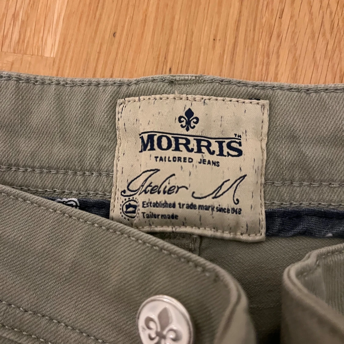 Olivgröna byxor från Morris, 33/32 - 2