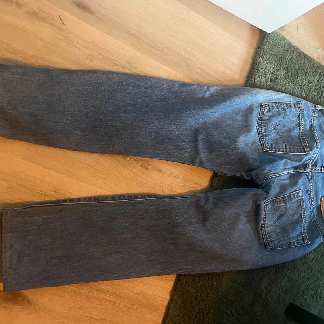 Levi's 501 blå jeans med slitningar - 1