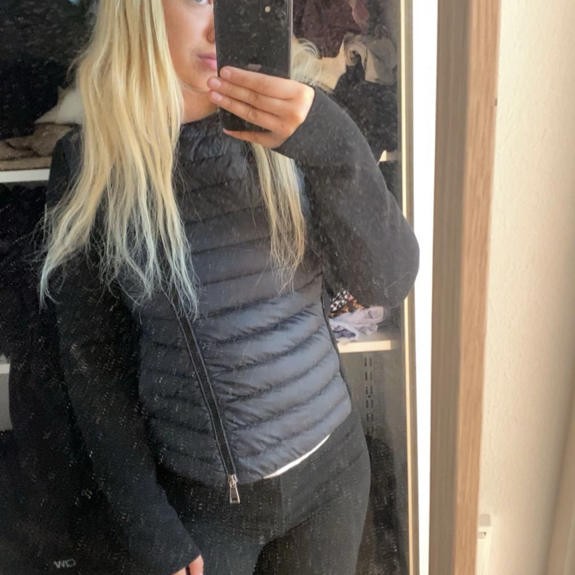 Svart Moncler Cardigan