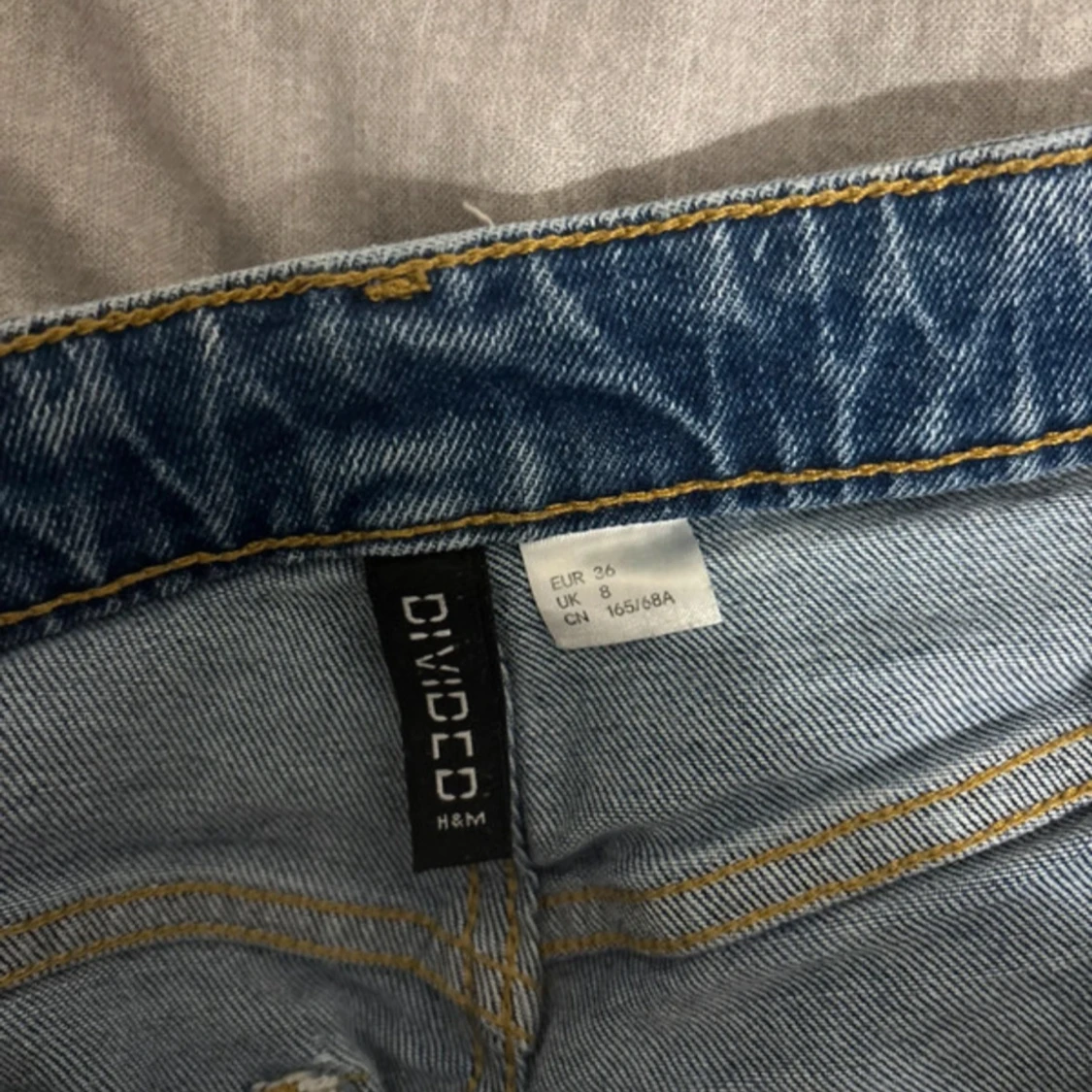 Ljusblå straight jeans från H&M - 2