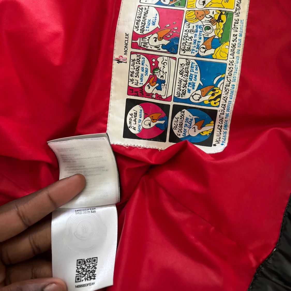 Exklusiv svart Moncler-jacka  (sällsynt modell) - 4