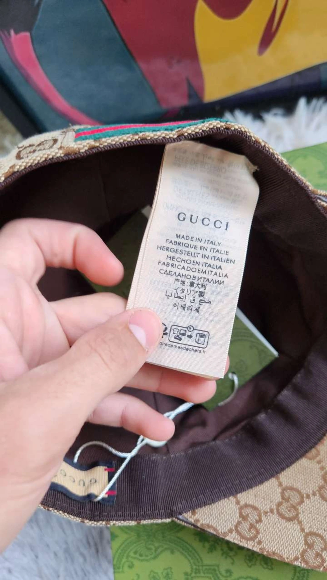 Keps med GG-mönster - 3