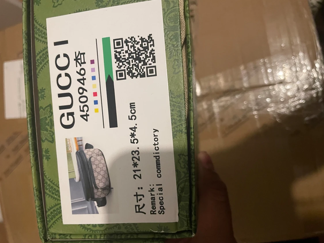 Gucci beige och svart midje/axel väska - 5