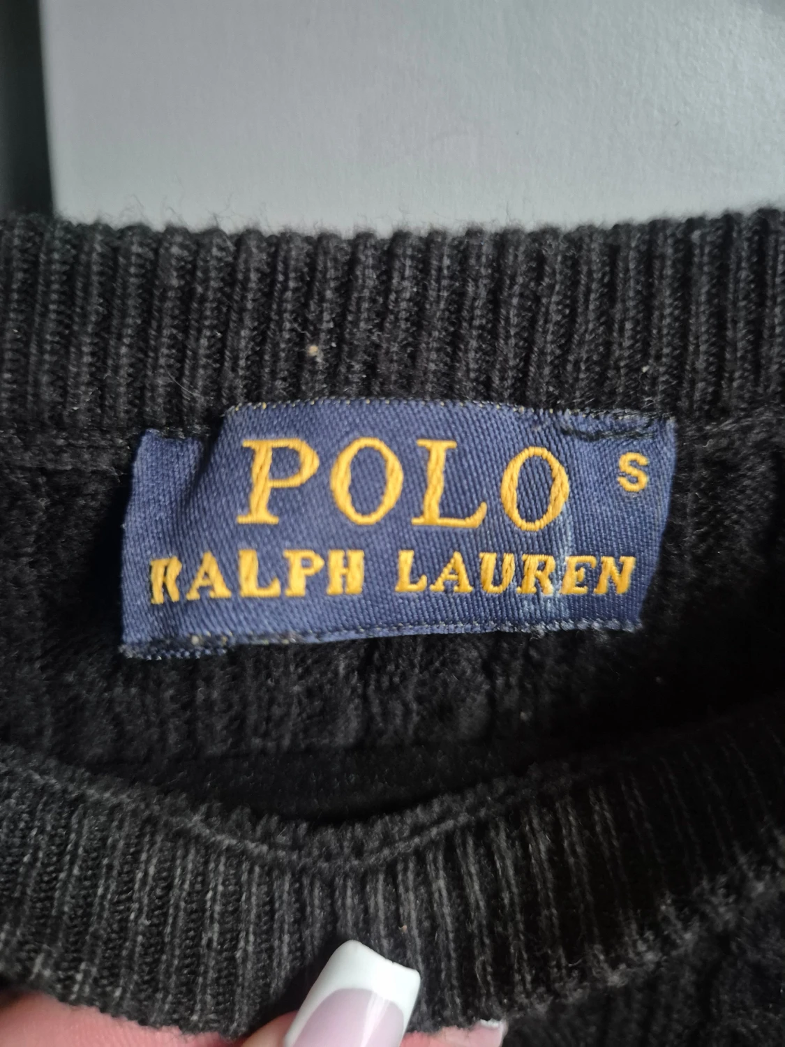 Svart kabelstickad tröja Polo Ralph Lauren - 2