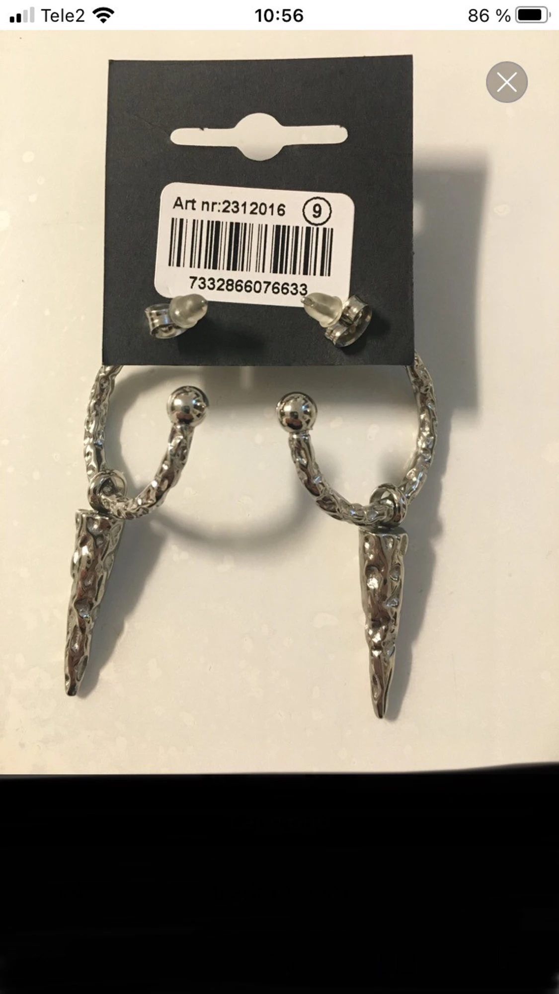 Silverfärgade örhängen Bud to Rose - 1