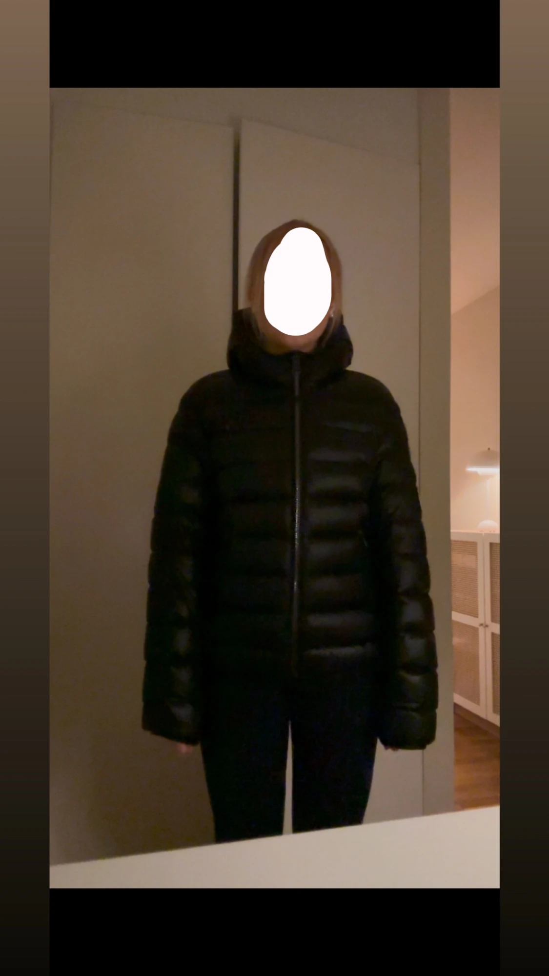 Svart dunjacka från Colmar - 1