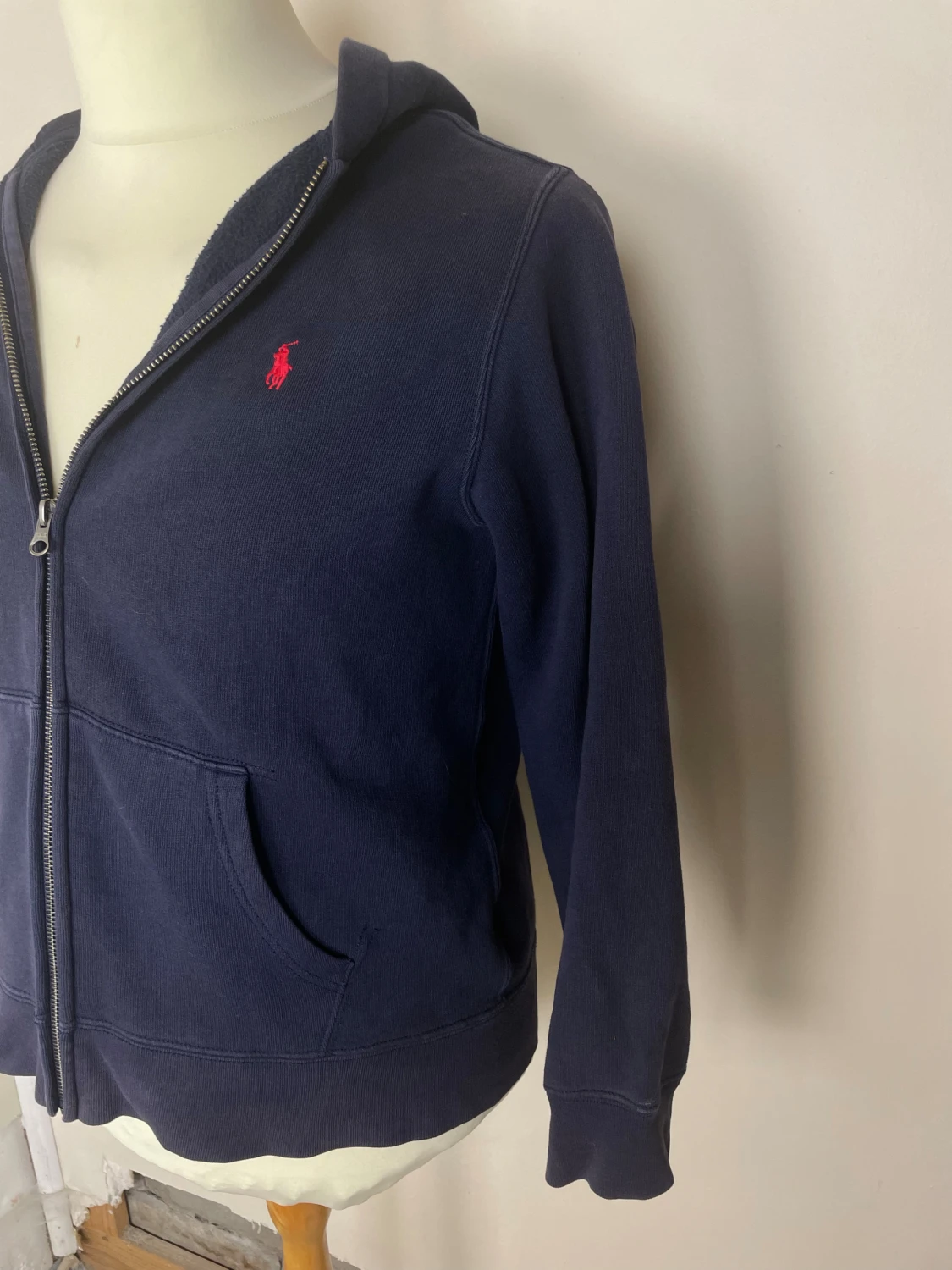 Marinblå hoodie från Polo Ralph Lauren - 4