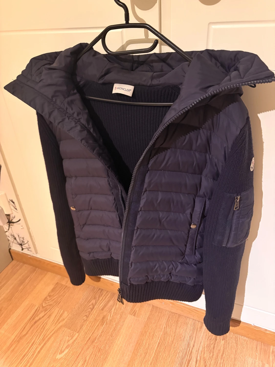 Moncler cardigan med huva - 4