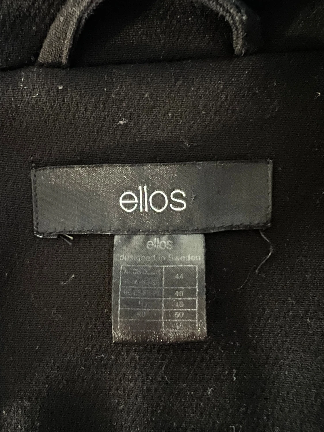 Svart kappa från Ellos, stl 44 - 2