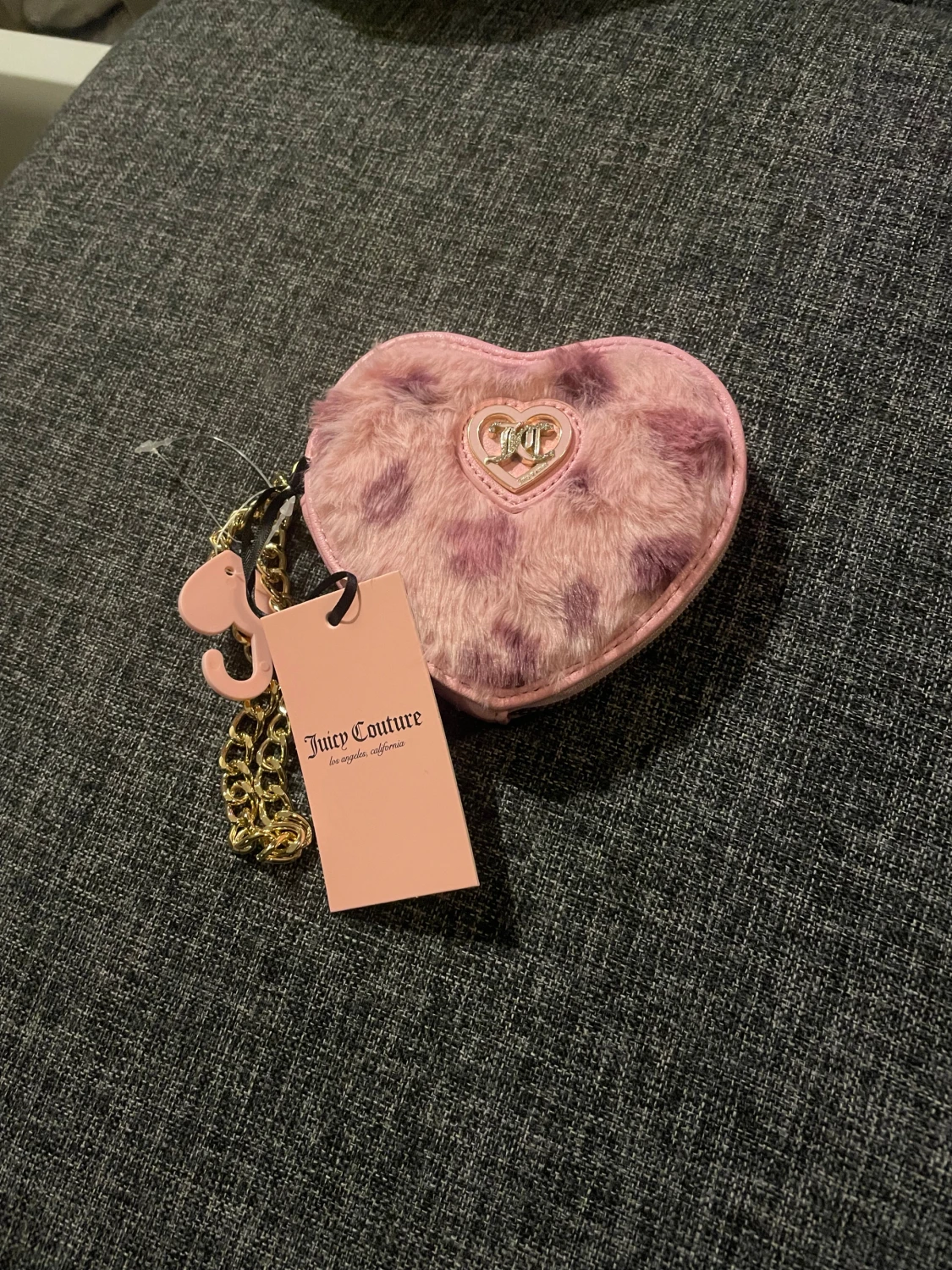 Hjärtformad rosa axelväska Juicy Couture - 1