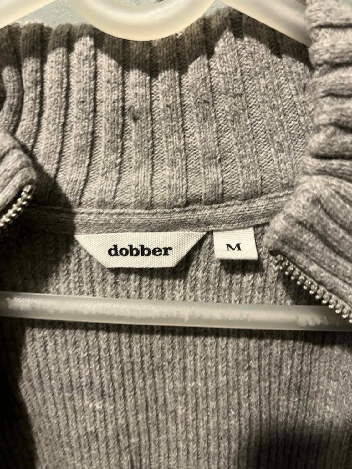 Grå stickad cardigan från Dobber  - 3