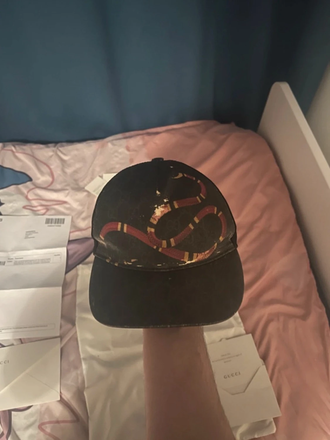 Gucci keps med ormtryck - 3