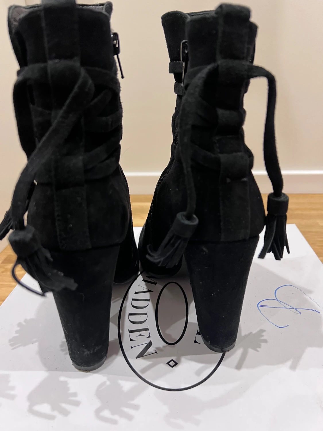 Svarta mocka stövletter från Steve Madden - 1