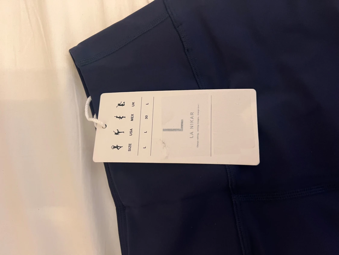 Mörkblå leggings från La Nikar - 3