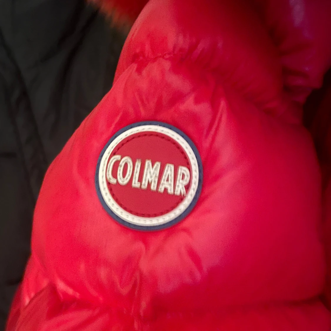  Colmar dunjacka med päls luva och bälte   - 3