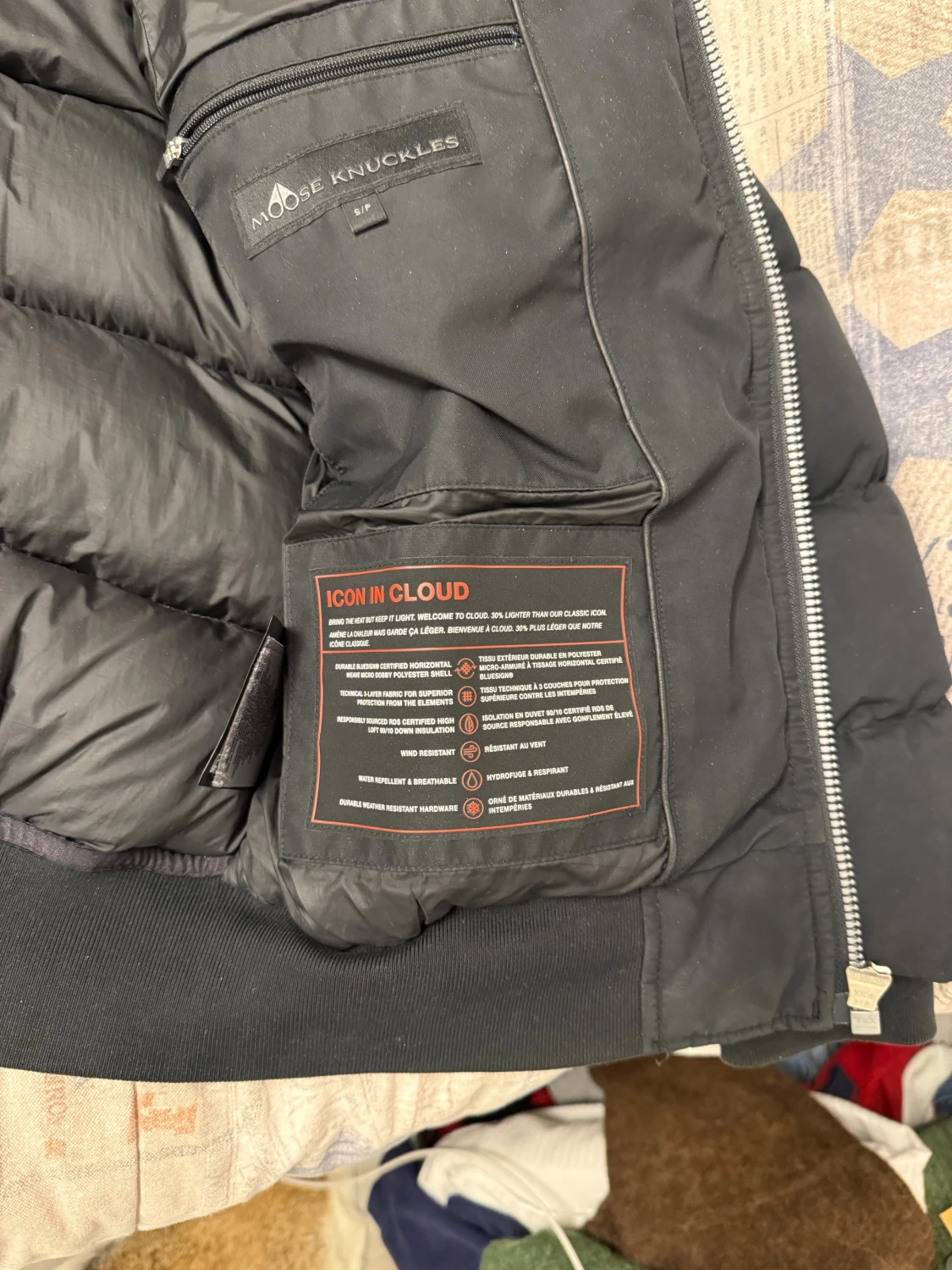 Svart pufferjacka från Moose Knuckles  - 3