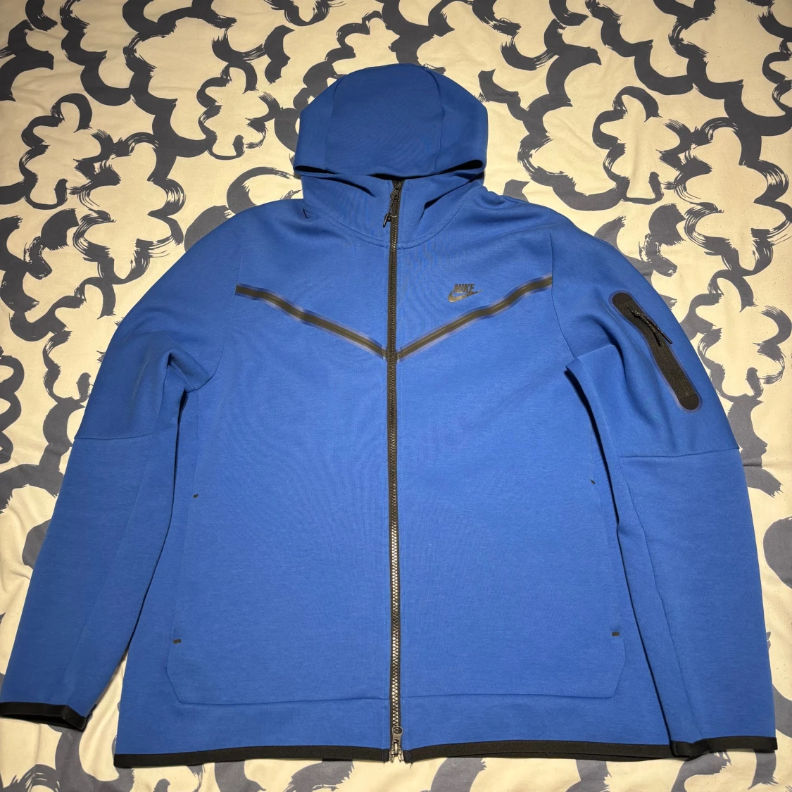 Blå Nike tech fleece