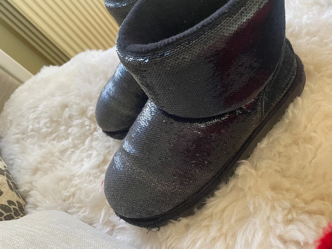 Svarta glittriga UGG boots - 1