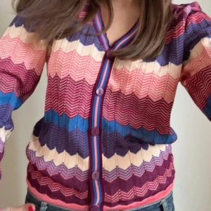 Kofta i missoni mönster - Superfin kofta i jättefint mönster!