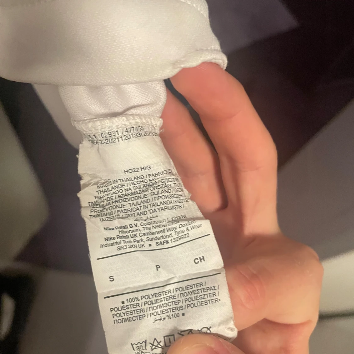 Äkta England Nike fotbollströja S - 4