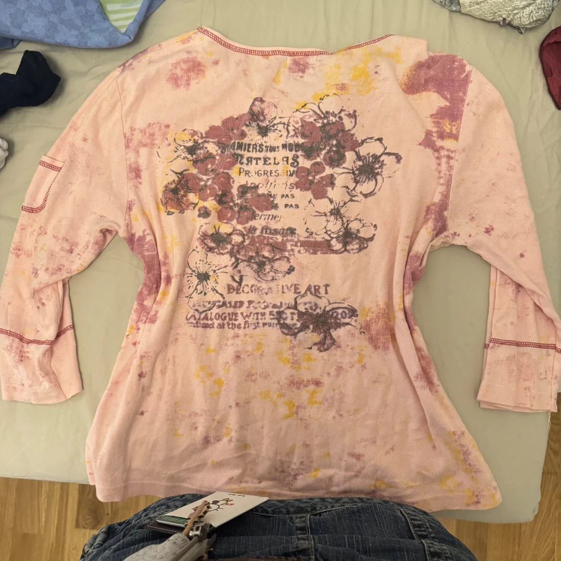  rosa y2k tröja  - 1