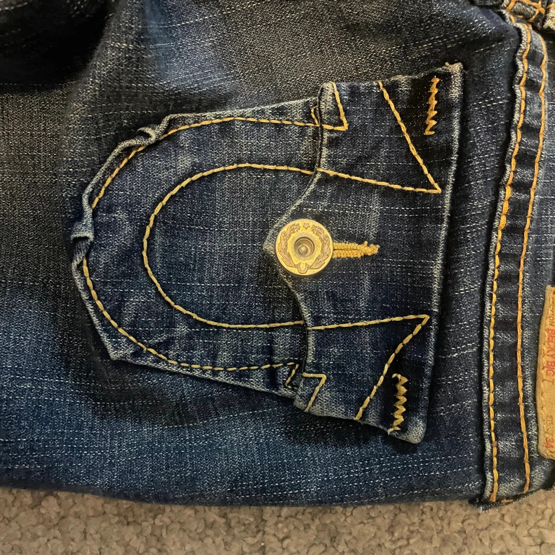 True Religion blå bootcut jeans - 2