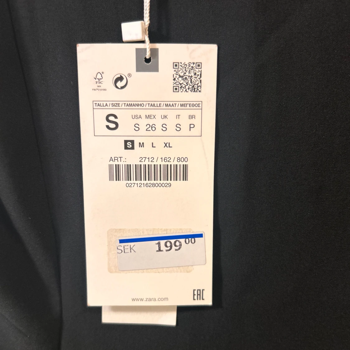 Svart kort klänning från Zara - 3