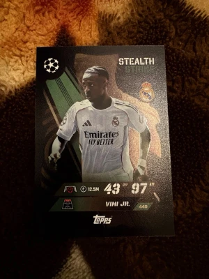 Match Attax Vini Jr 449 - Special Vini Jr card 449 Stealth Strike (Topps)