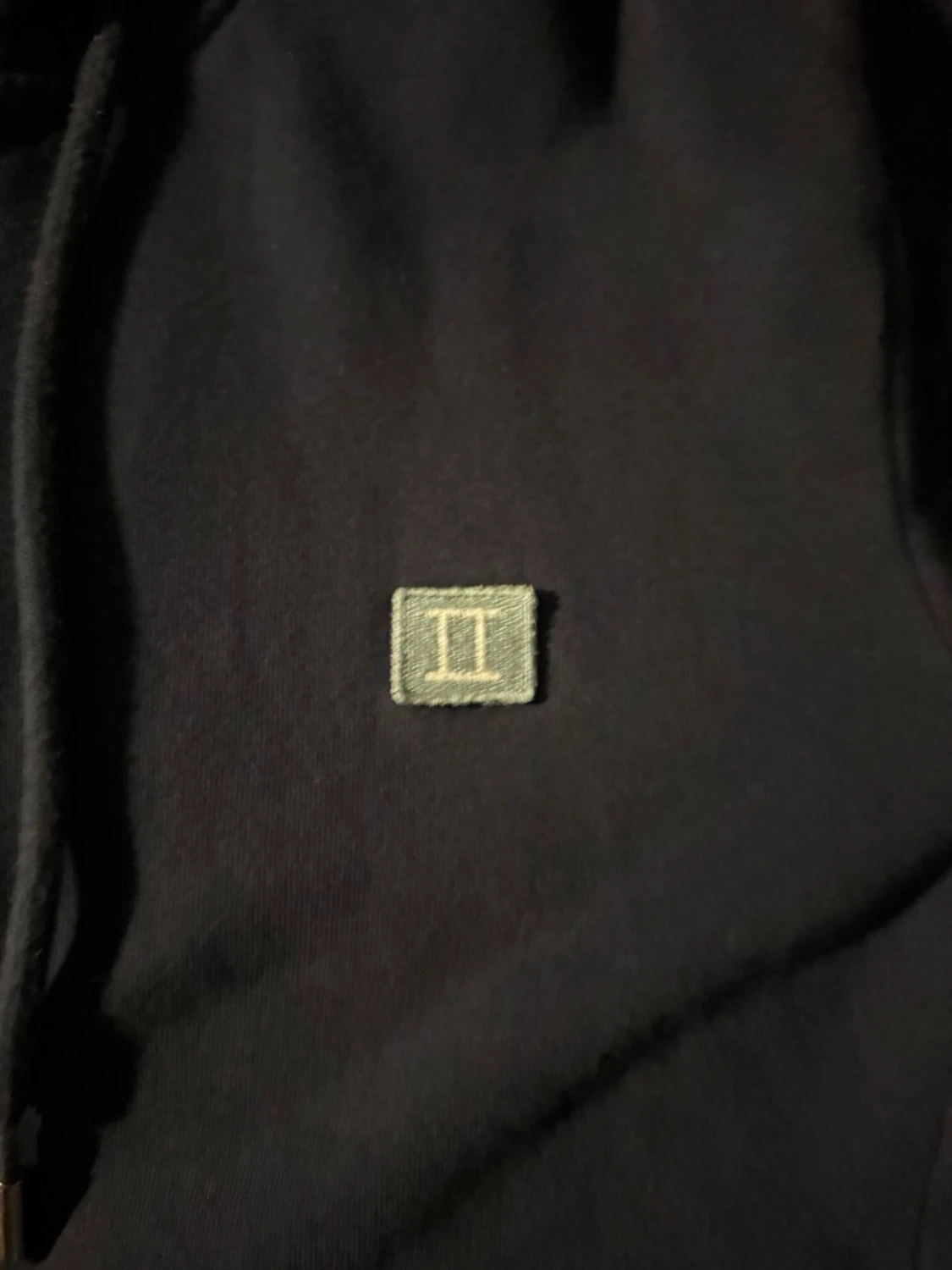 Navy Les Deux zip hoodie M - 1