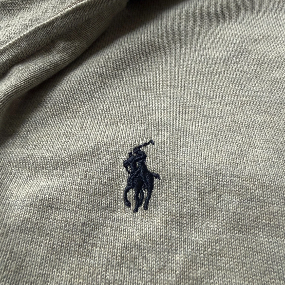 Grå half zip tröja från Polo Ralph Lauren - 3