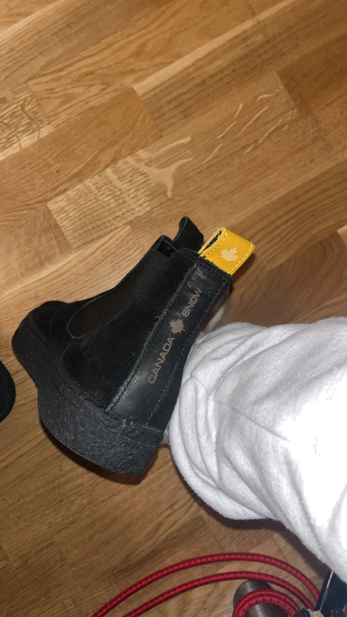 Svarta Chelsea boots från Canada Snow - 4