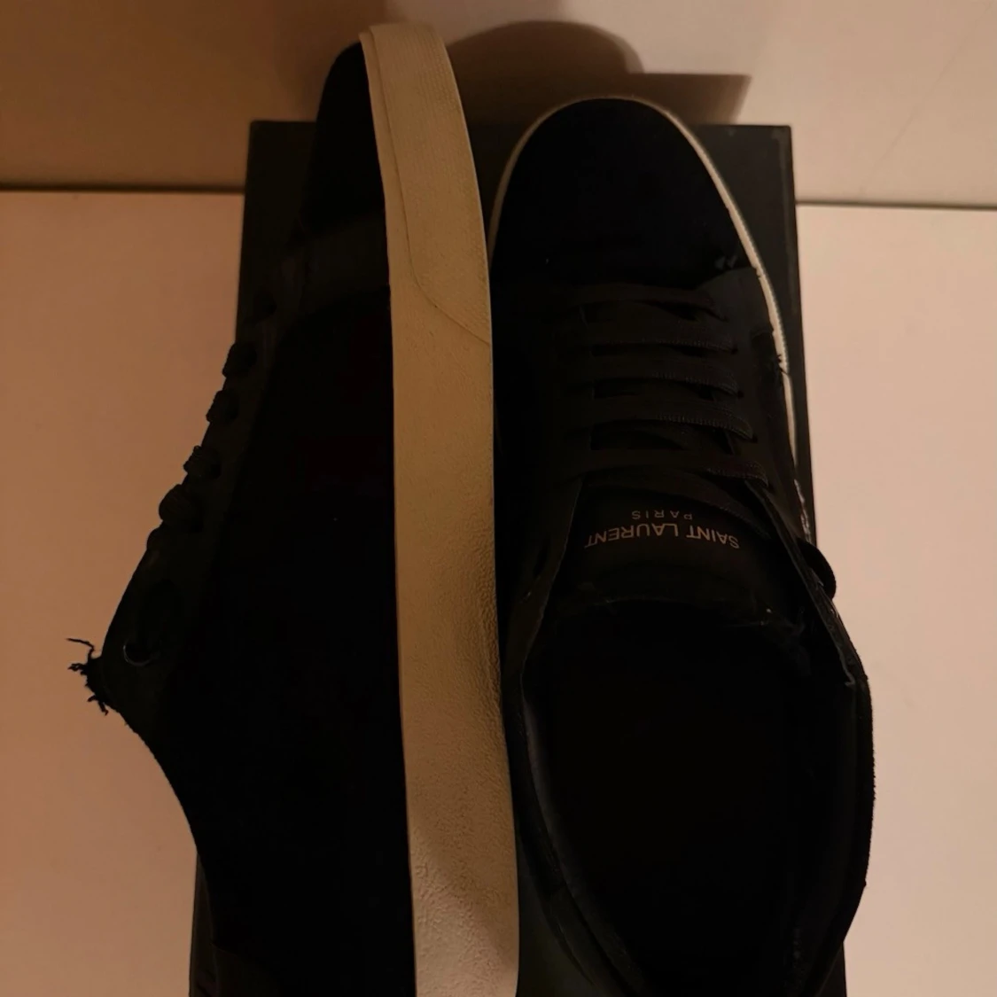 Svarta Saint Laurent sneakers - 1