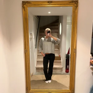 Grå stickad  - Storlek XS, trekvartsärm 