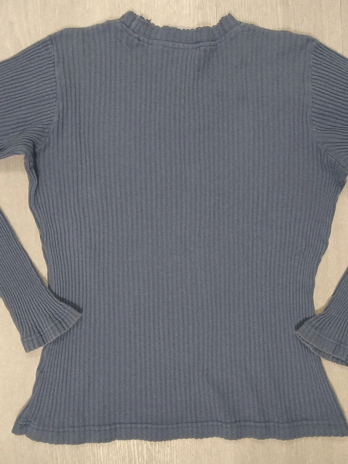 Blå ribbad tröja Sinclair - 4