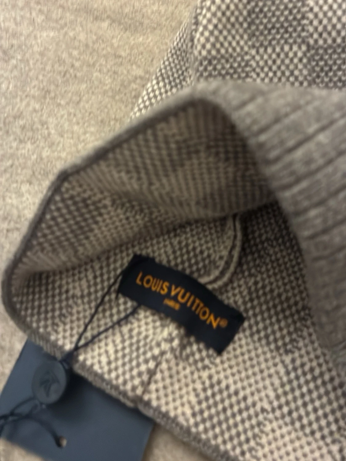 Grå rutig mössa - 2