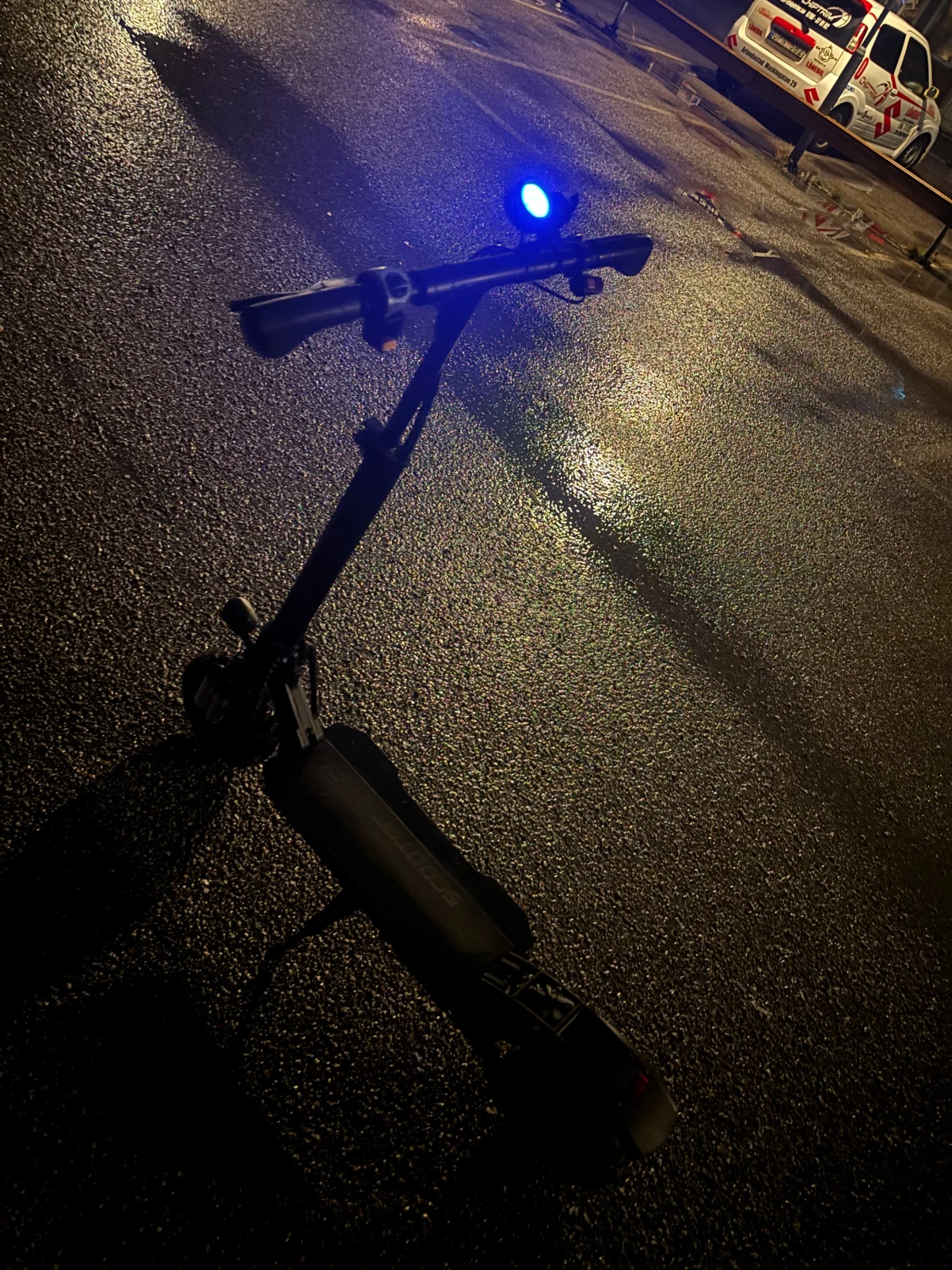 Svart elektrisk Scooter  - 3