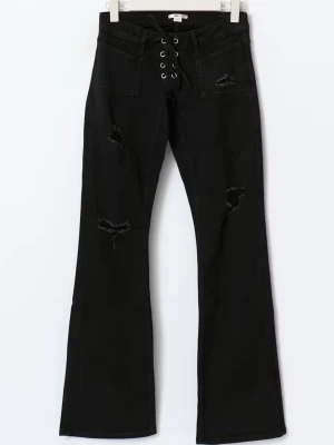 Gina Pleated Tie Jeans - Jeans från gina, helt nya med prislapp. Storlek XS