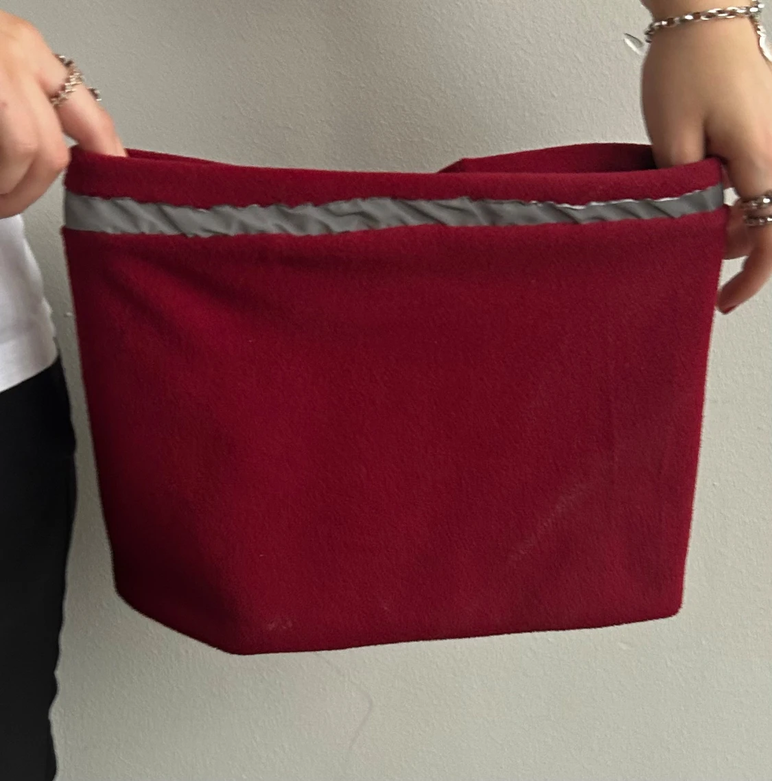 Fleece buff med reflex, blossa - 2