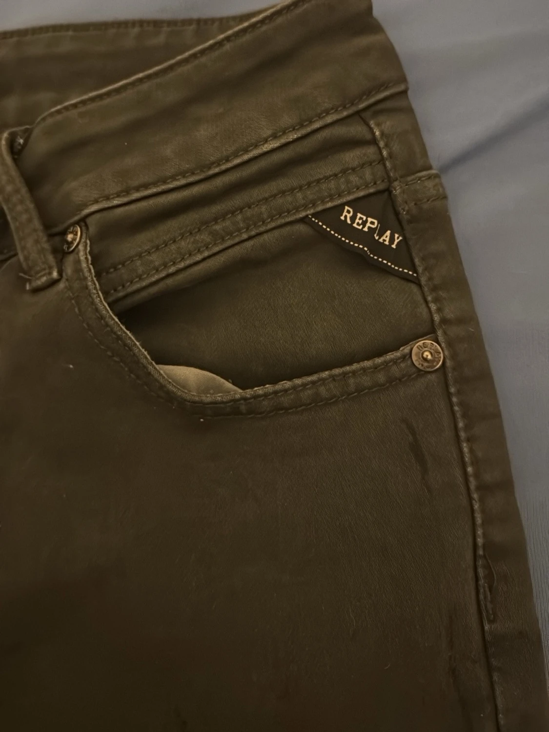 Replay mörkgrå hyperflex jeans - 6