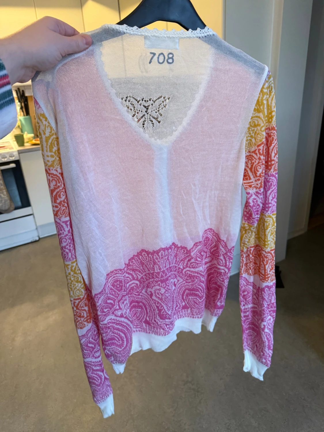 Färgglad Odd Molly kofta med mönster - 4