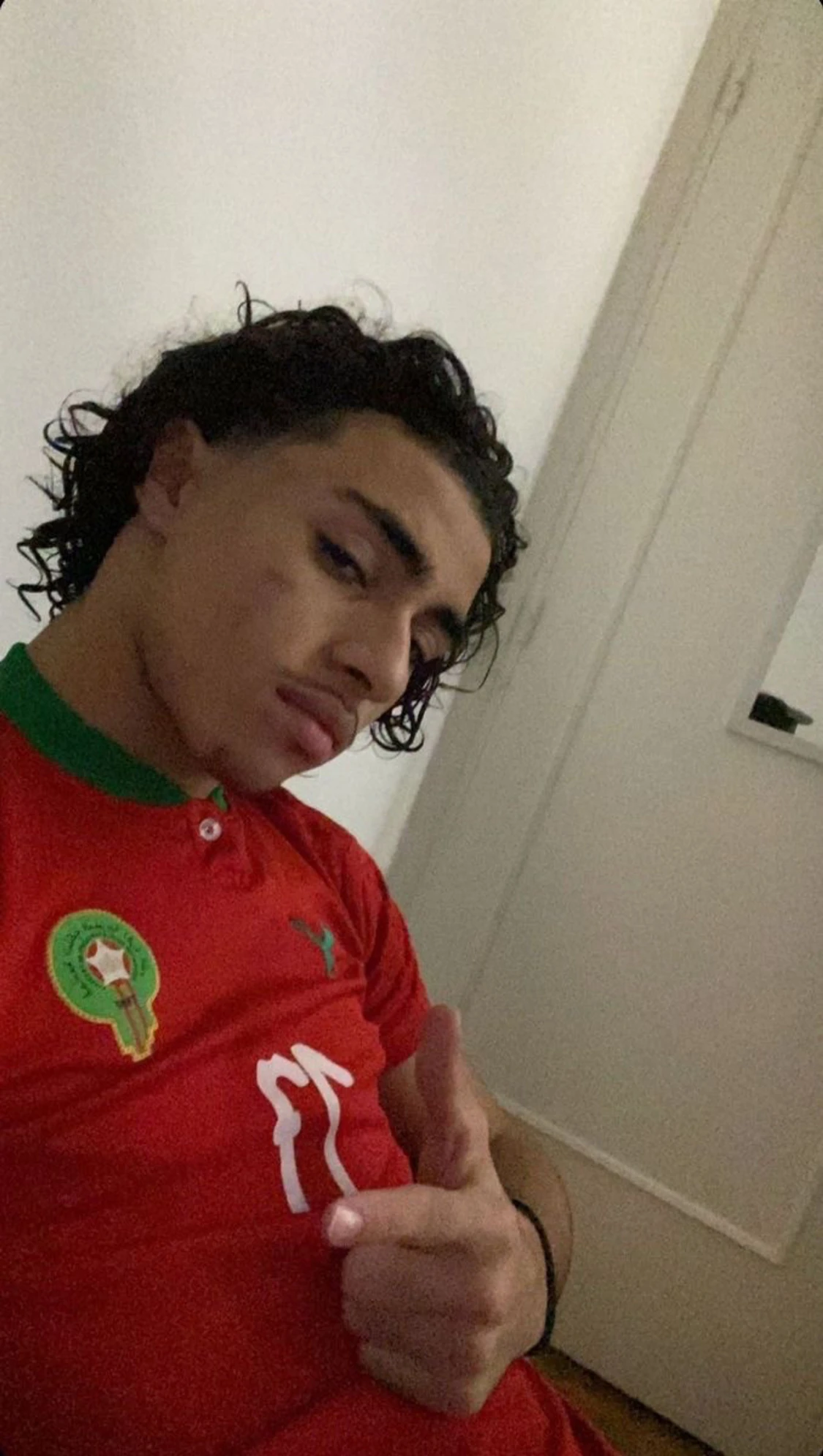 Marocko fotbollströja Puma röd/grön - 5