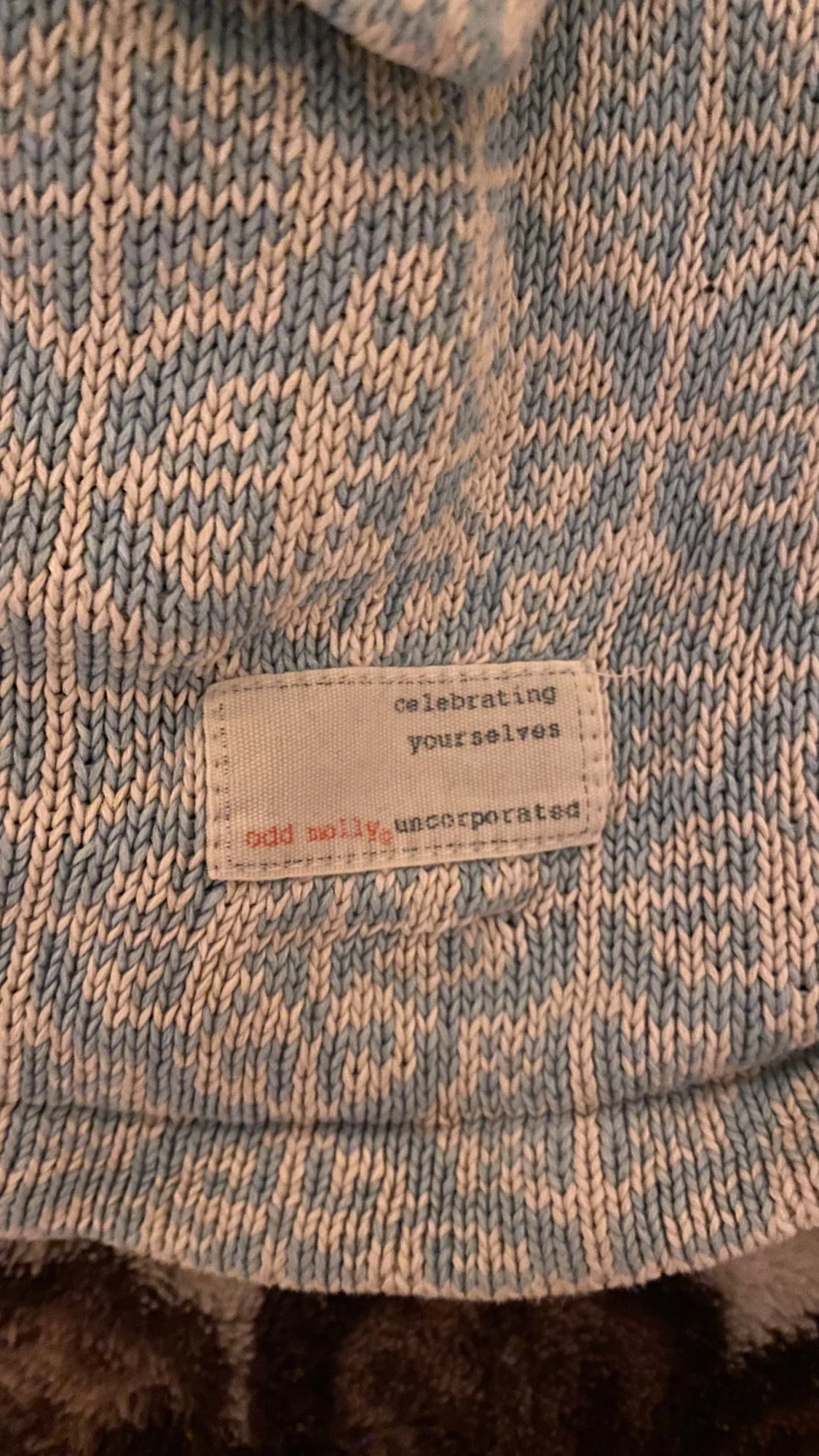 Odd Molly blå stickad cardigan jacka - 2