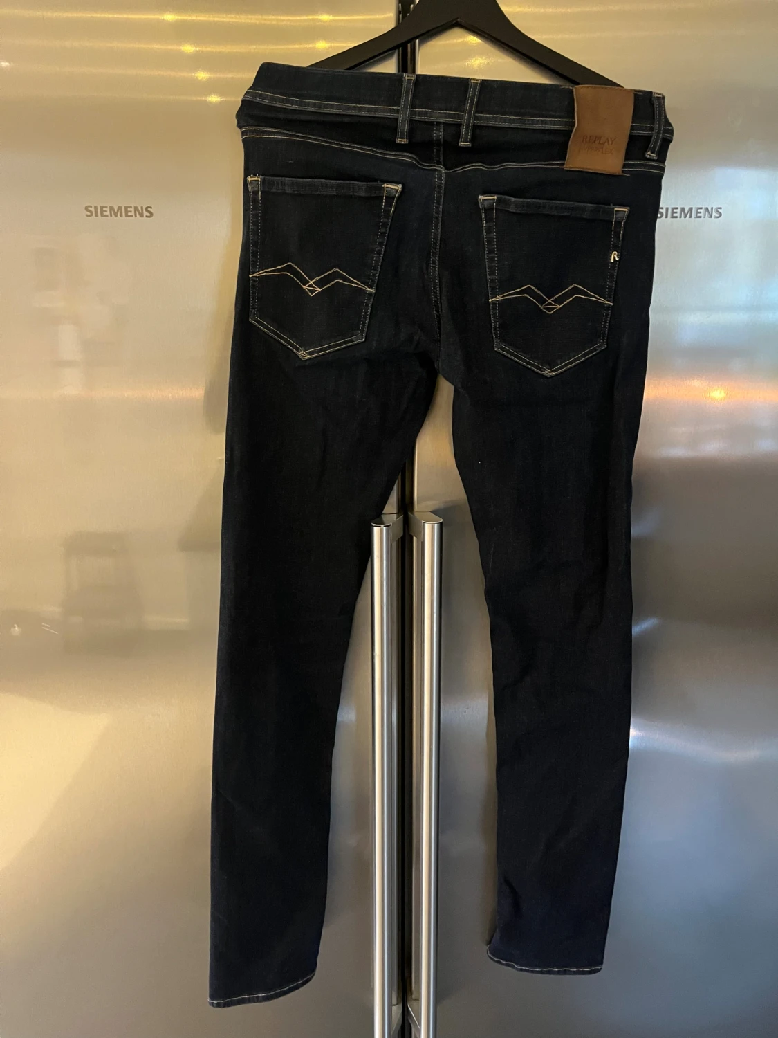 Mörkblå Replay jeans slim fit - 1