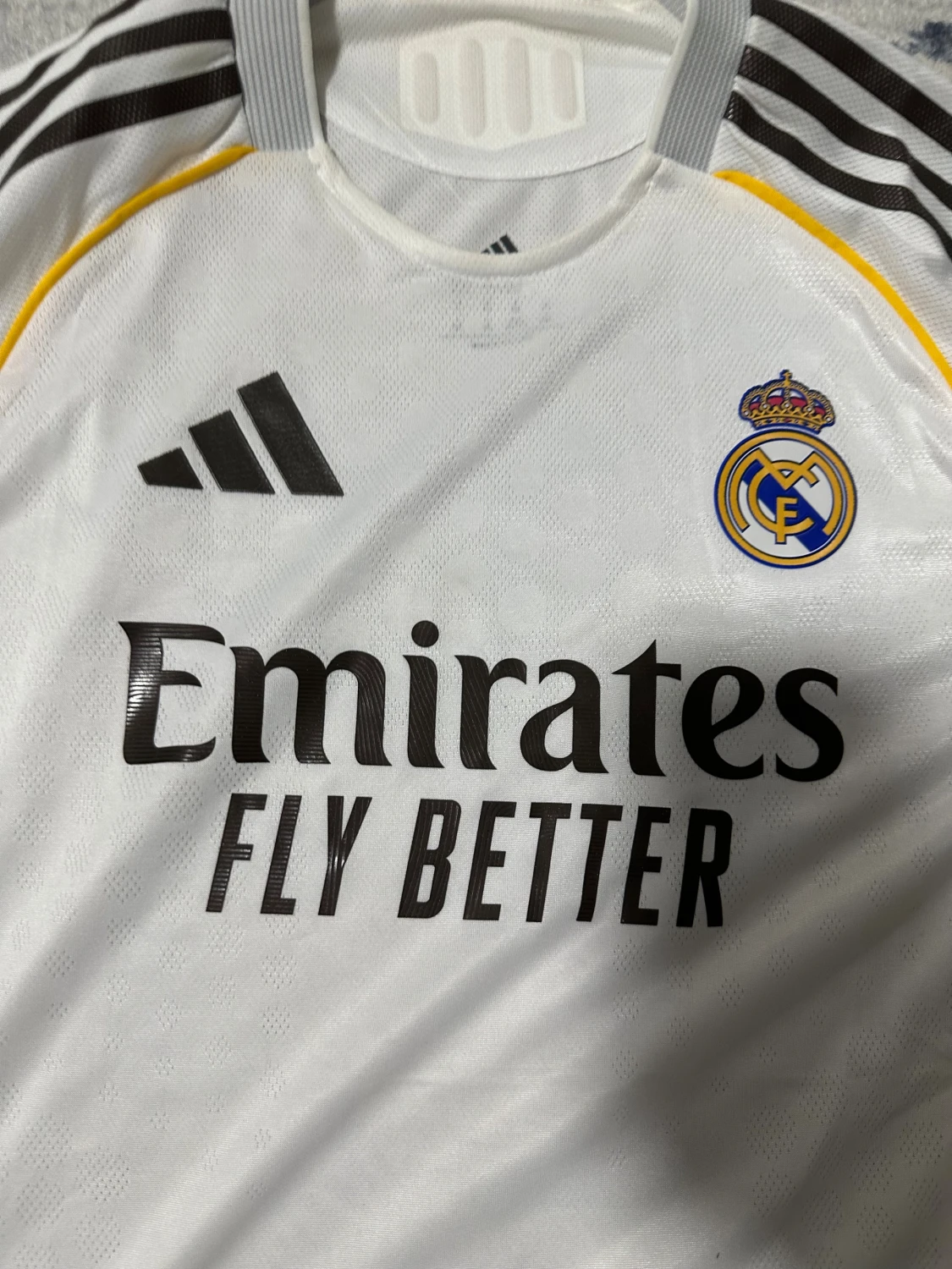 Real Madrid Adidas fotbollströja vit - 2