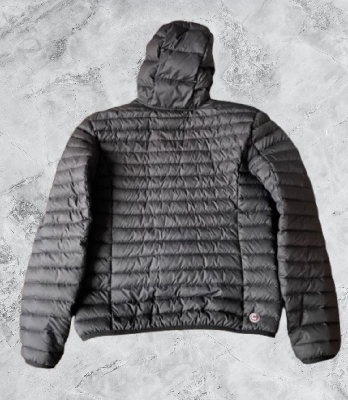 Svart Colmar dunjacka med huva - 1