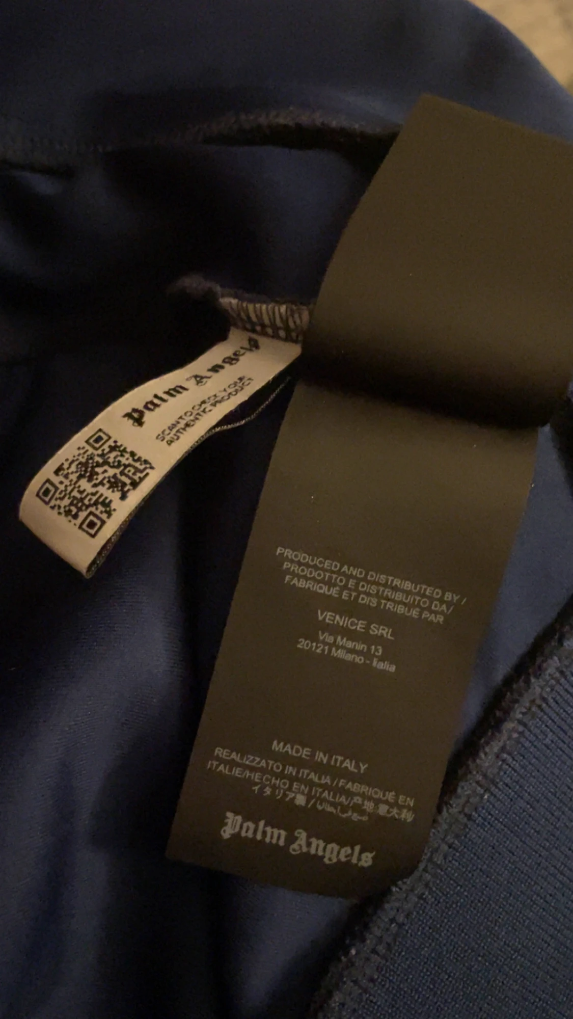 Blå vindjacka från Palm Angels - 1