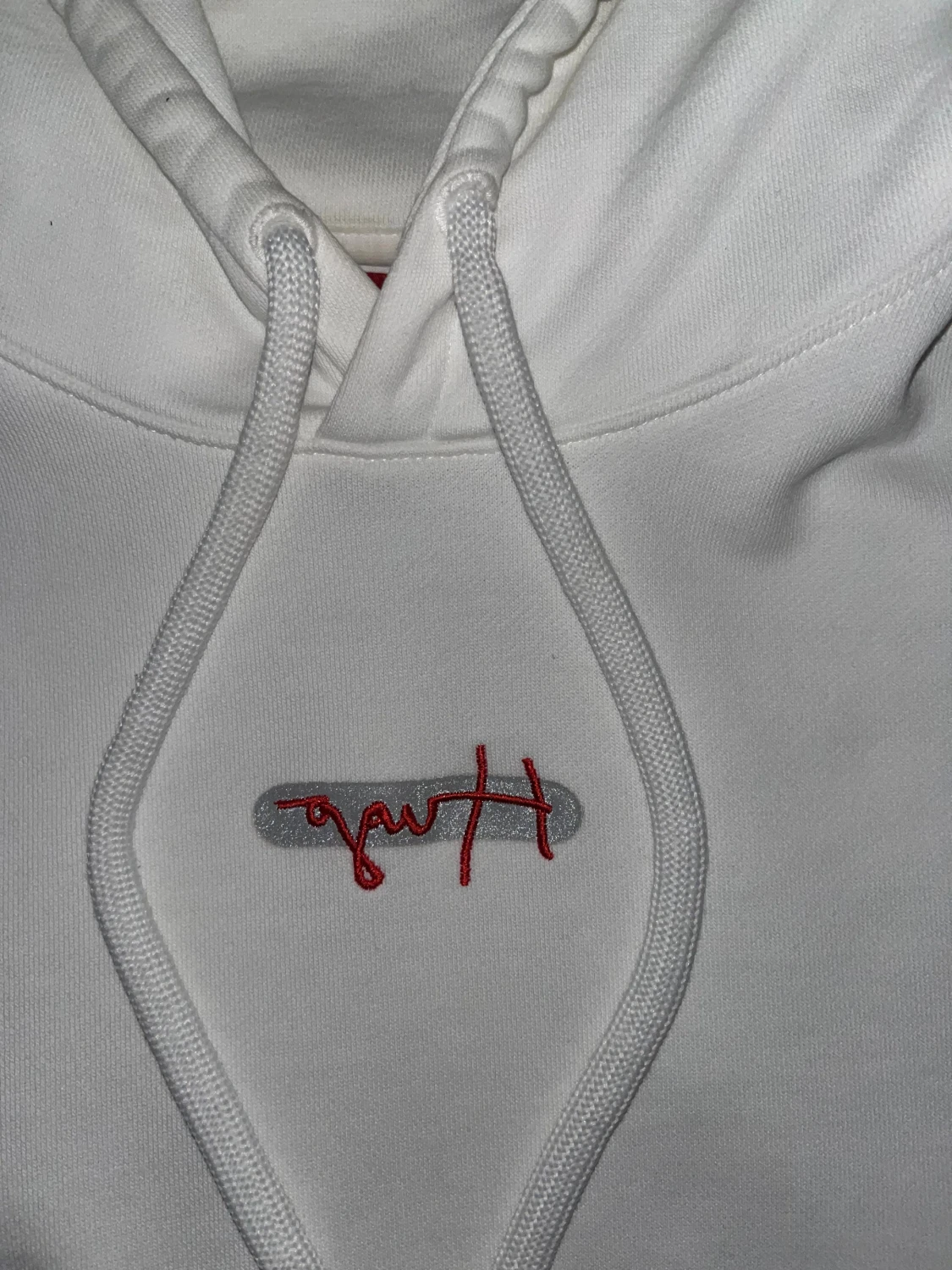 Vit hoodie från Hugo Boss - 2