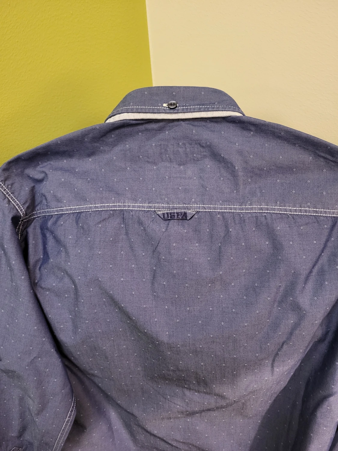 Blå slim fit skjorta från U.S. Polo Assn. - 2