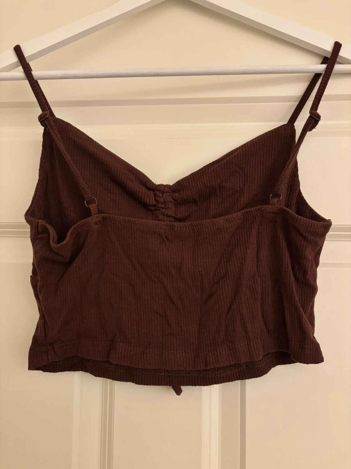 Brun ribbad linnetopp  - 1